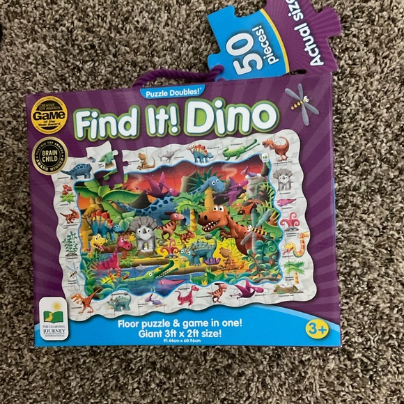 NWT Floor Puzzle and Game- all in one, 50 pieces, ages 3 and up, in original box - Picture 7 of 7